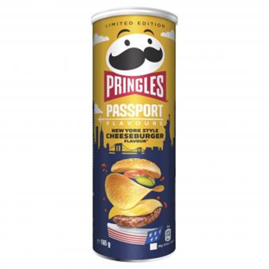 Picture of PRINGLES LARGE AMERICAN CHEESE BUEGER 165GR